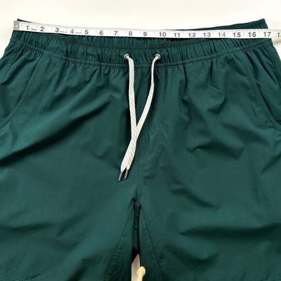 Vuori Men's Dark Green Athletic Shorts - Picture 10 of 13